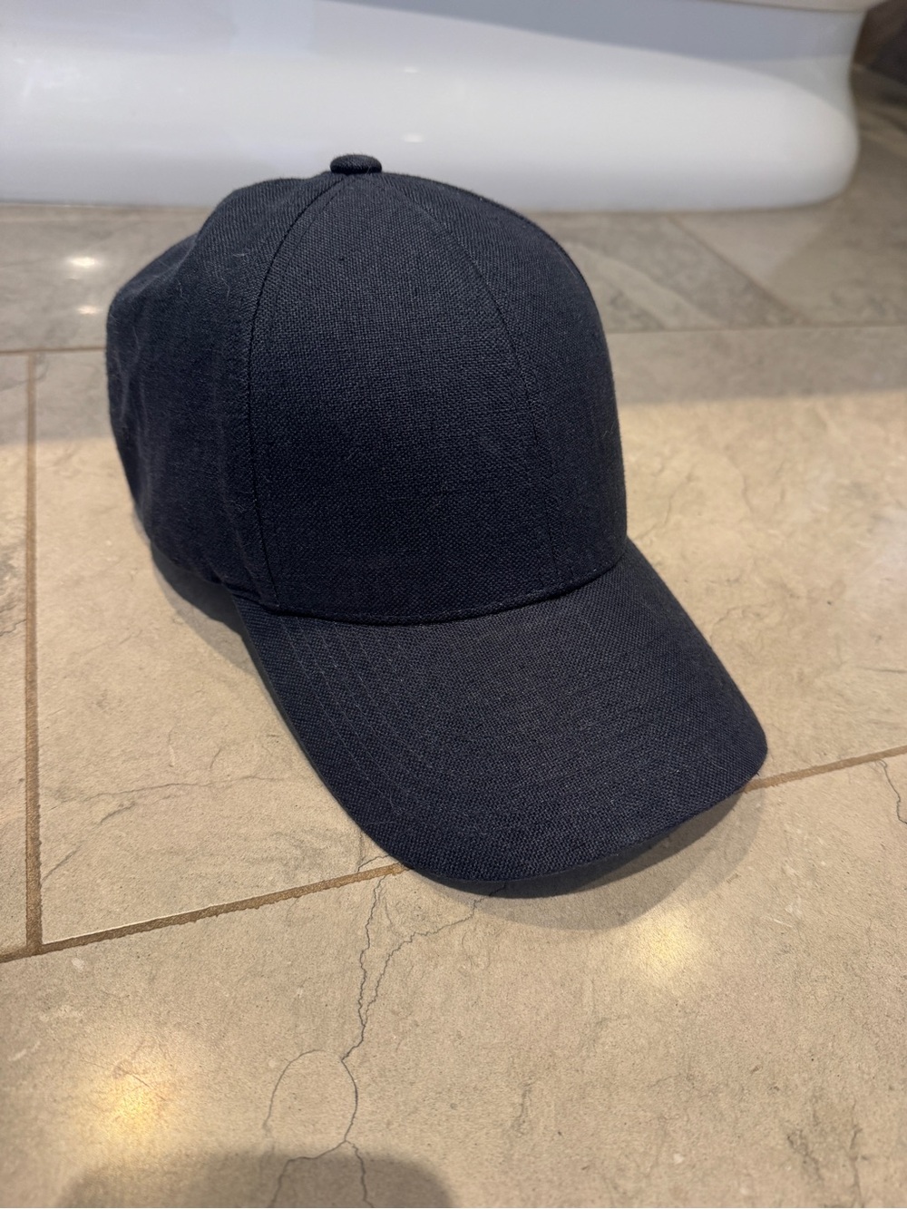 Varsity Linen Men's Navy Baseball Cap